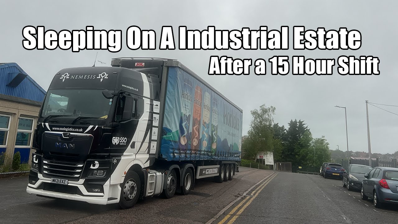 Sleeping On An Industrial Estate After A 15 Hour Shift | Vlog 213