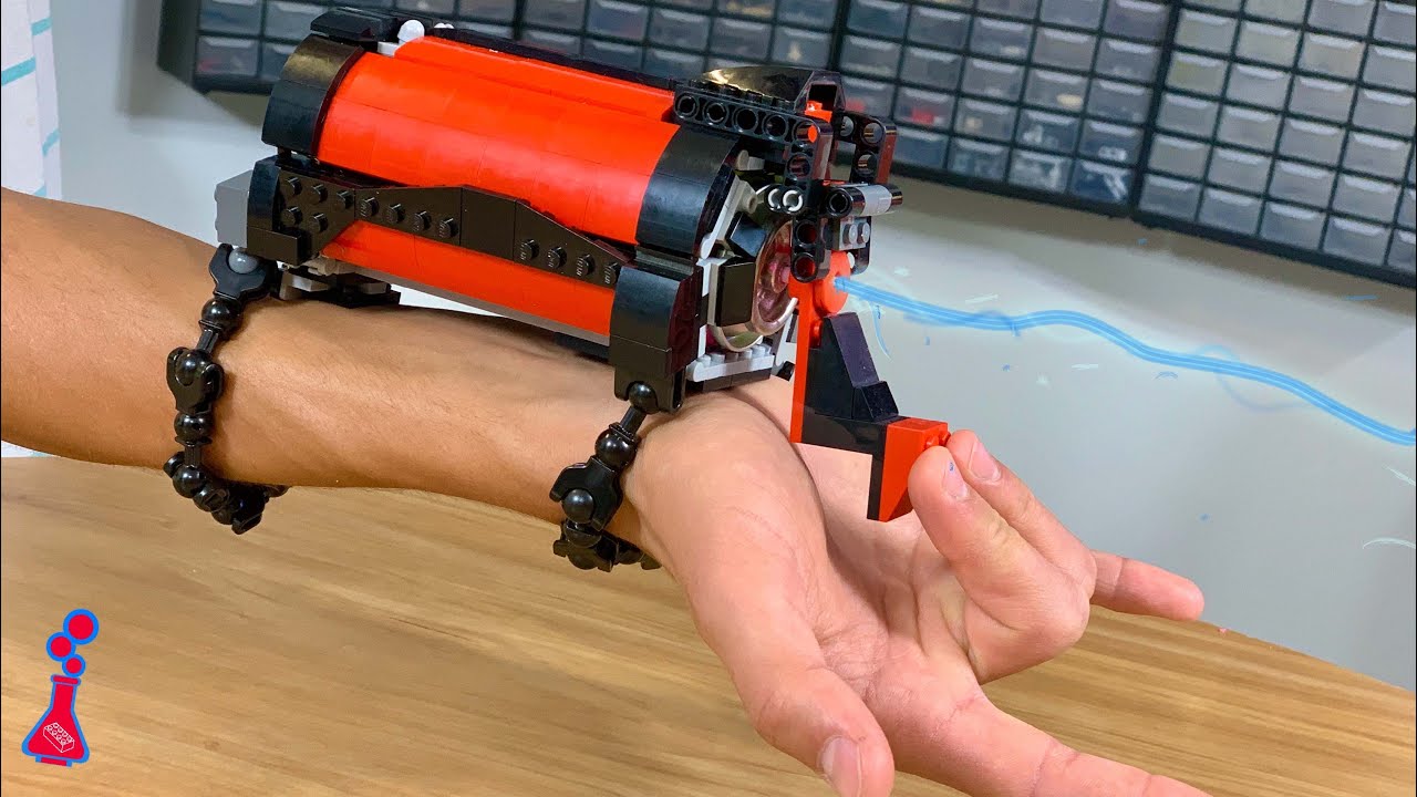 LEGO Webshooter (Shoots silly string)