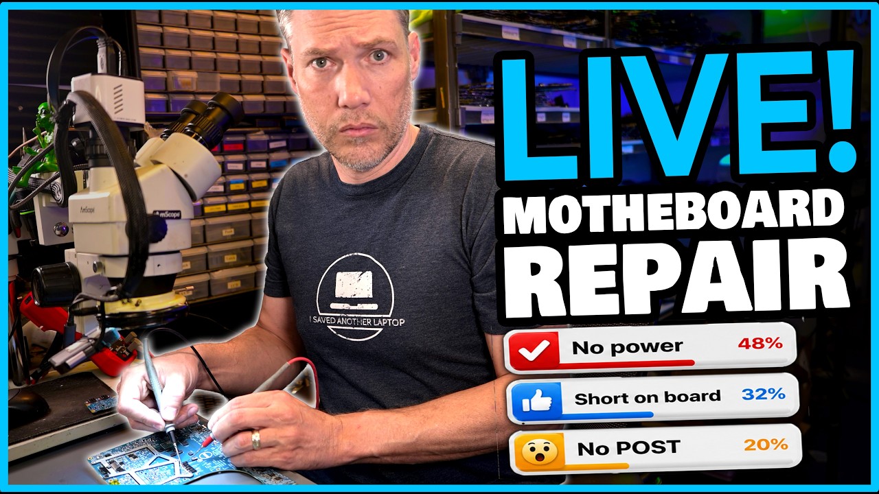 Live Motherboard Repair! Is That Even Possible?