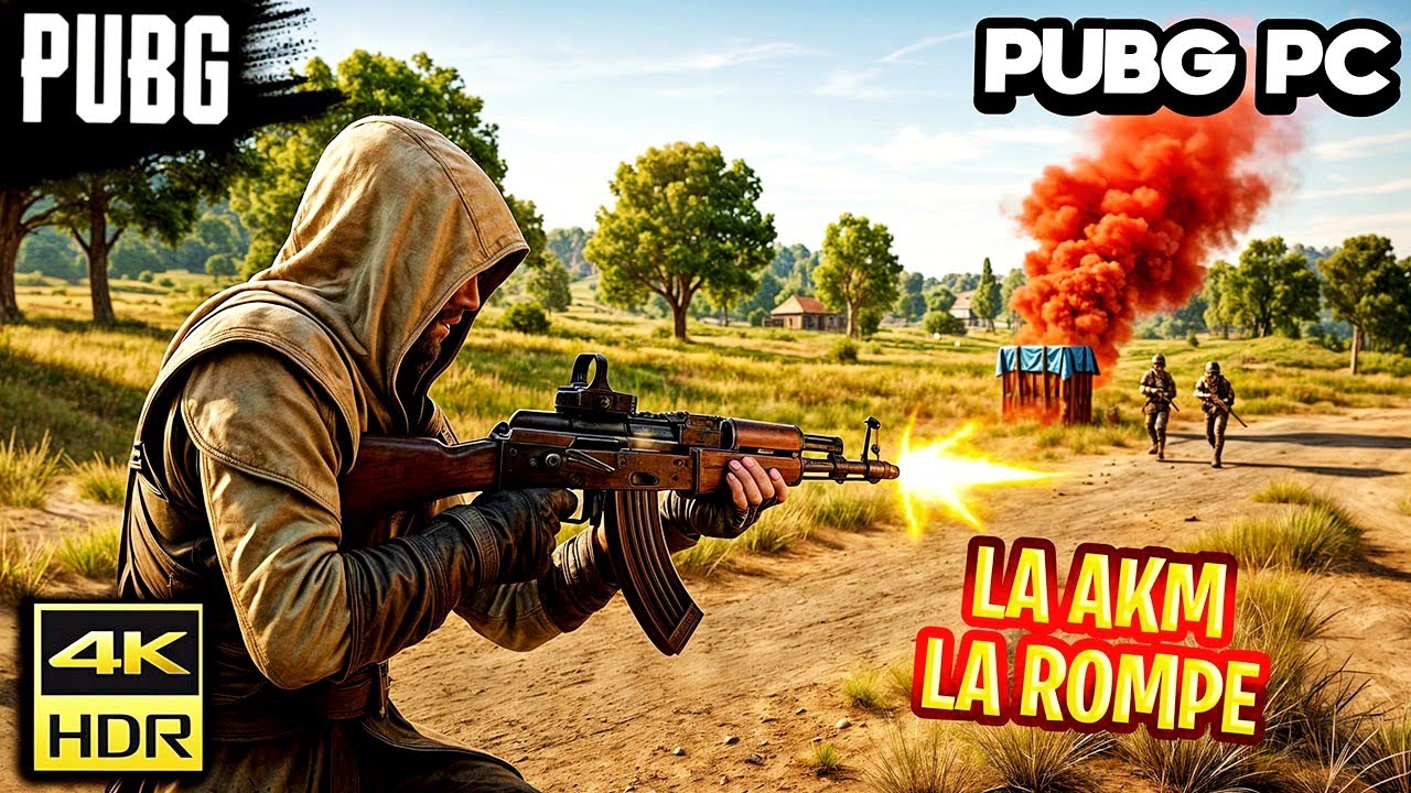 USÉ la CLASICA AKM en PUBG PC y efectivamente es CINE 😎 ESTOS GRAFICOS AL MÁXIMO se ven BRUTALES