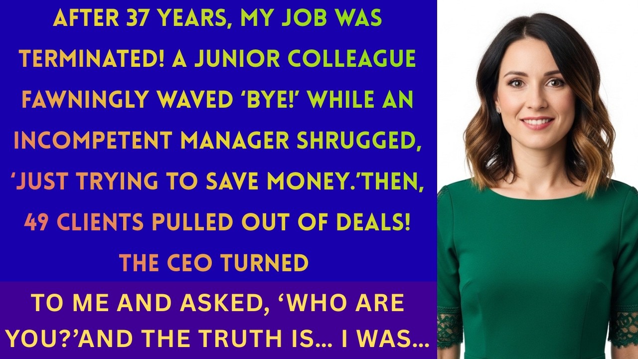 I was fired, but 49 clients canceled deals—then the CEO asked, “Who are you?” The truth…