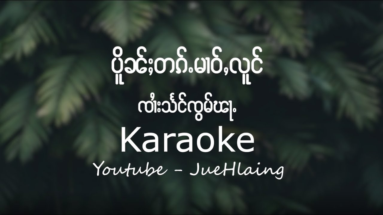 ပိူၼ်ႈတၵ်ႉမၢဝ်ႇလူင် - ၸၢႆးသႅင်ၸွမ်ၾႃႉ  SZF (Karaoke)