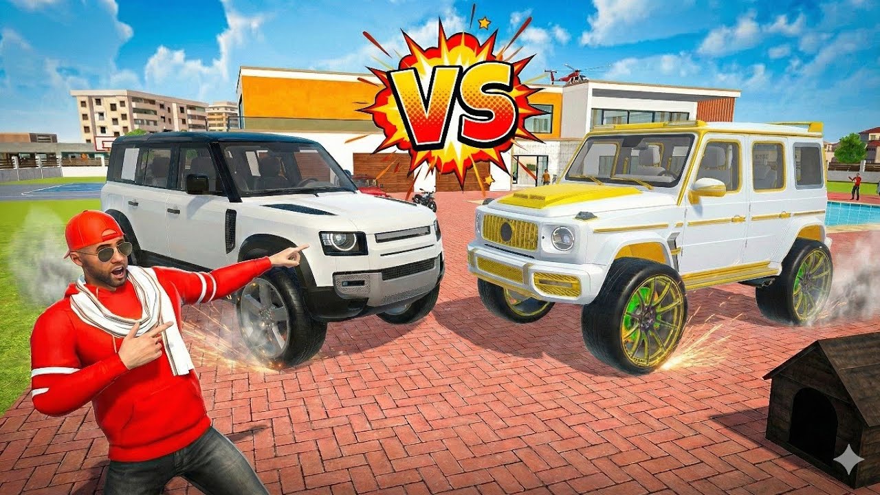 🤩 Franklin Defender Car Vs Jack G wagon Car 😱💥 Indian Theft Auto Indian Bikes Driving 3D Game Code🎯 