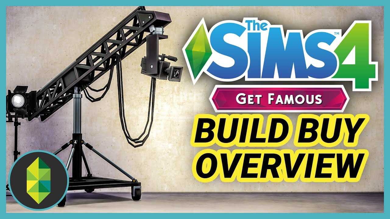 The Sims 4 Get Famous - Build Buy Overview