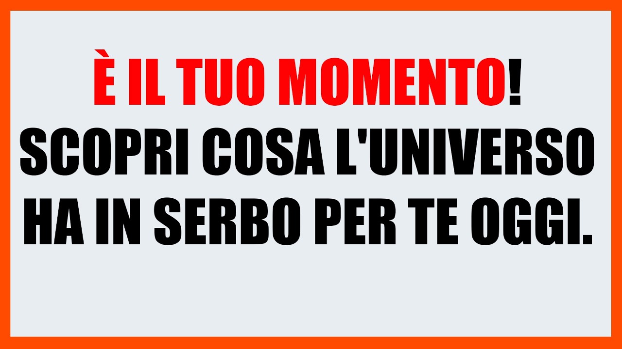 🔥 Un Segreto Spirituale &Egrave; Stato Sbloccato Sul Tuo Destino
