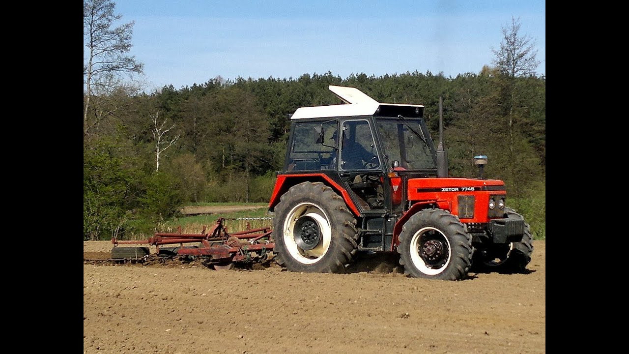 Zetor 7745 + Unia - Uprawa pod ziemniaki