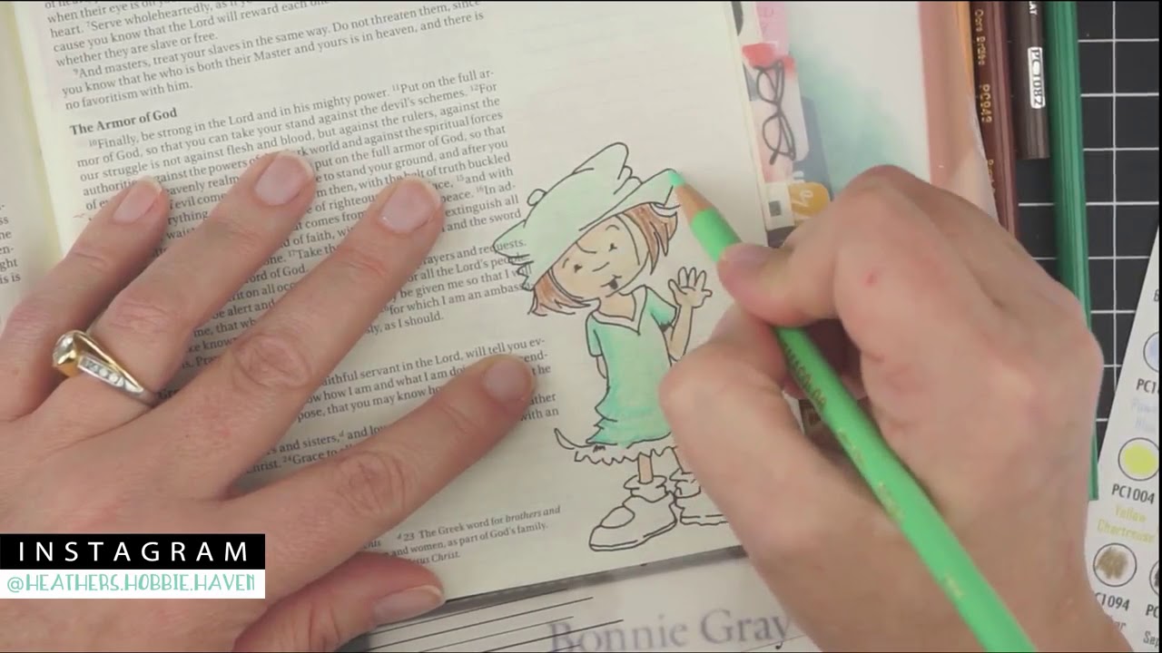 Bible Journaling with Heathers Haven using The Hungry Jpeg products