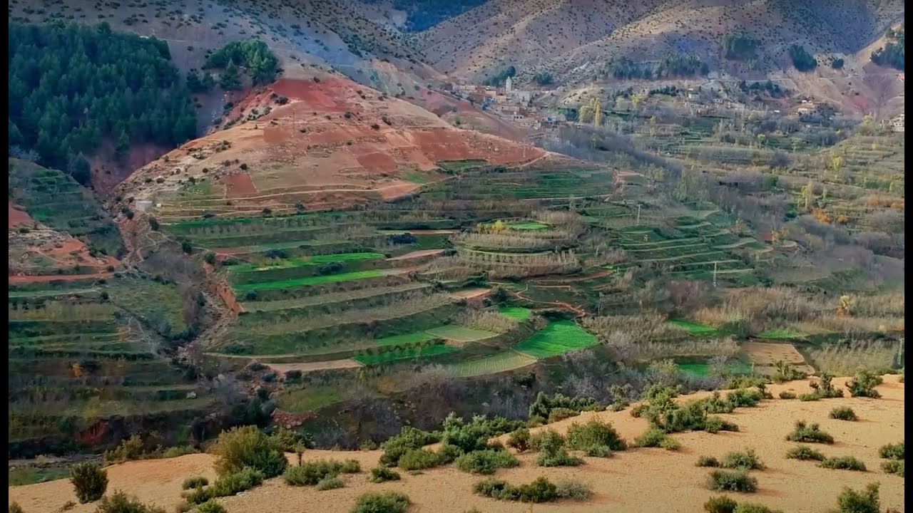 MOROCCO/ Tahannaouet vers Oukaimden via P2028. 07/12/2024