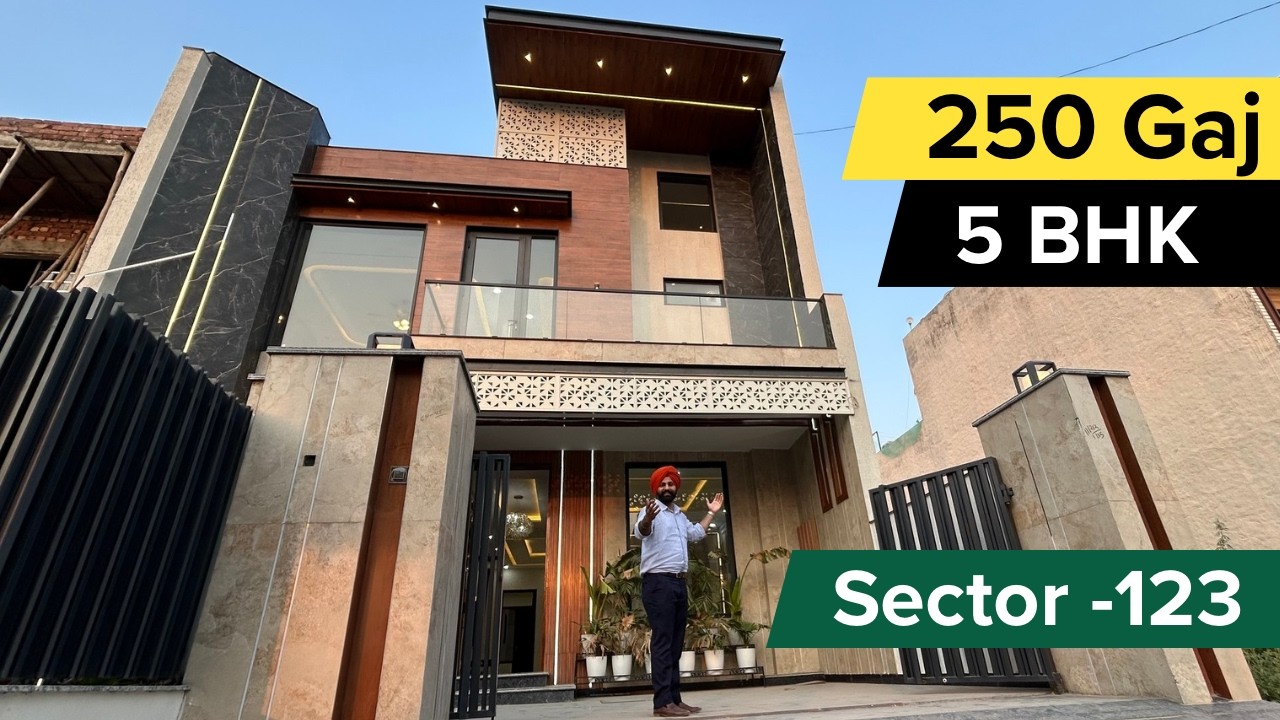 250 Gaj 5 Bedroom Luxury Duplex House | Sector-123, Mohali