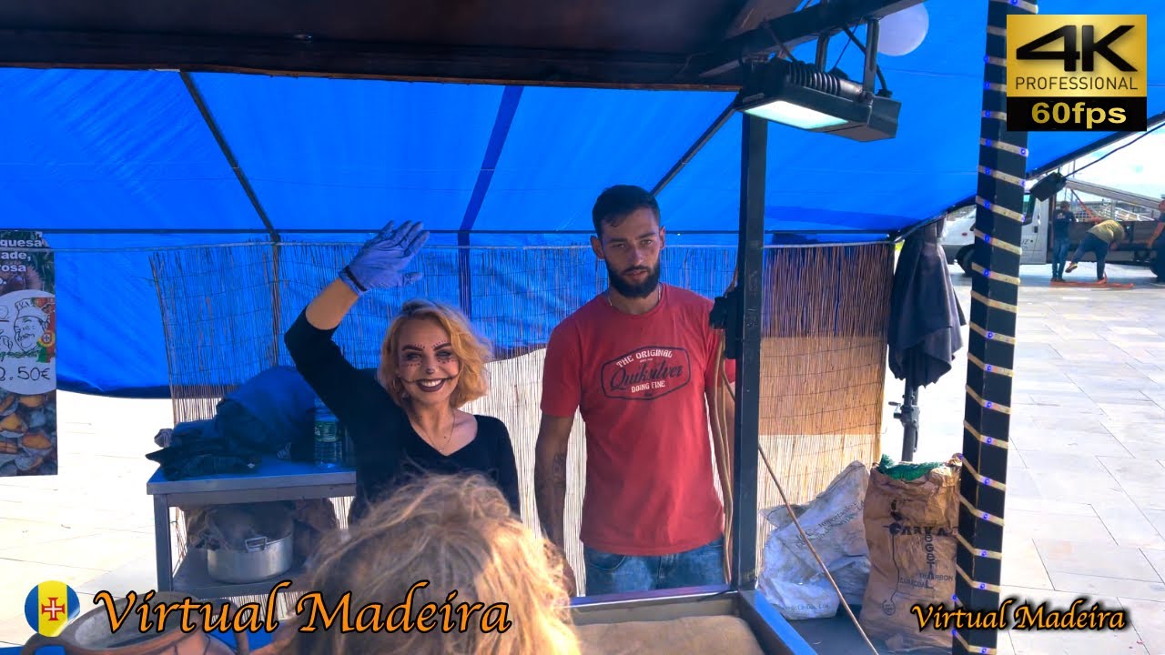 MADEIRA🦶 Afternoon in Funchal 💢4K 60fps 🌈HDR 🎧Live Sounds #virtualmadeira