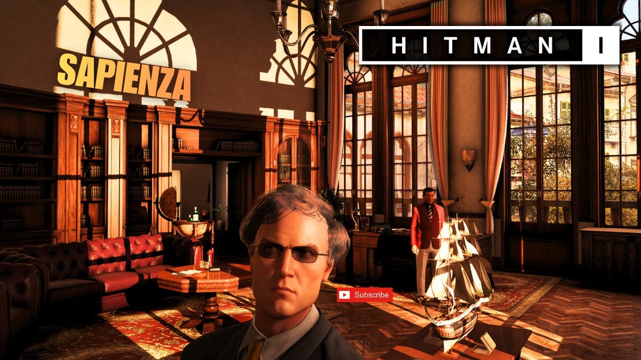 Hitman 1- Sapienza - Landslide The Most Brutal Way to Kill Marco Abbiati  (Bonus mission ) #gaming