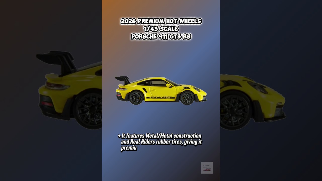 2026 Hot Wheels Premium 1:43 scale Porsche 911 GT3 RS