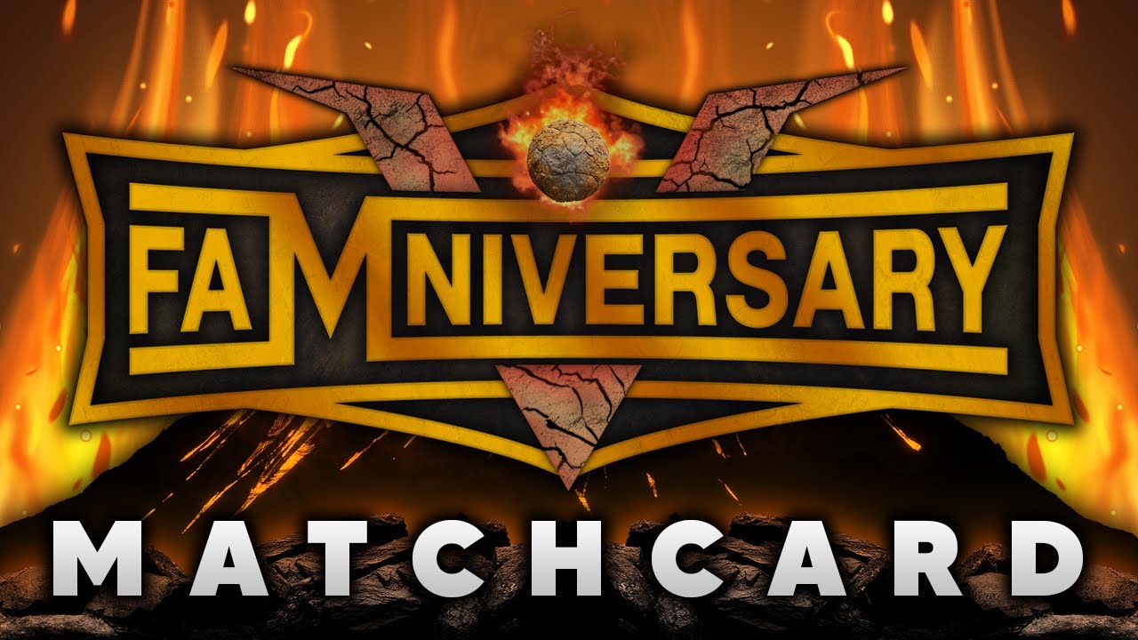 FaMniversary V - FULL Official Matchcard (WWE 2K23)