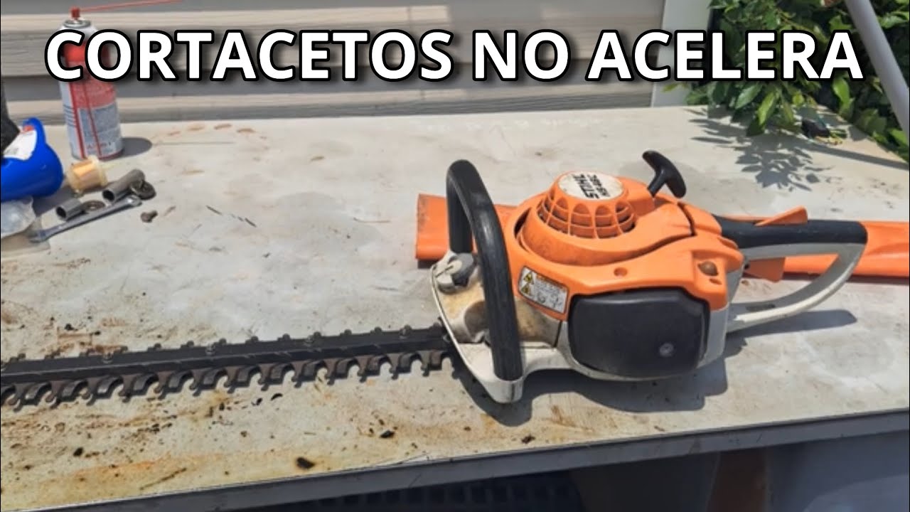 RDMJ.CORTASETOS 45HS C STIHL.NO PRENDE O PRENDE Y NO ACELERA. DIAGNOSTICO Y REPARACION