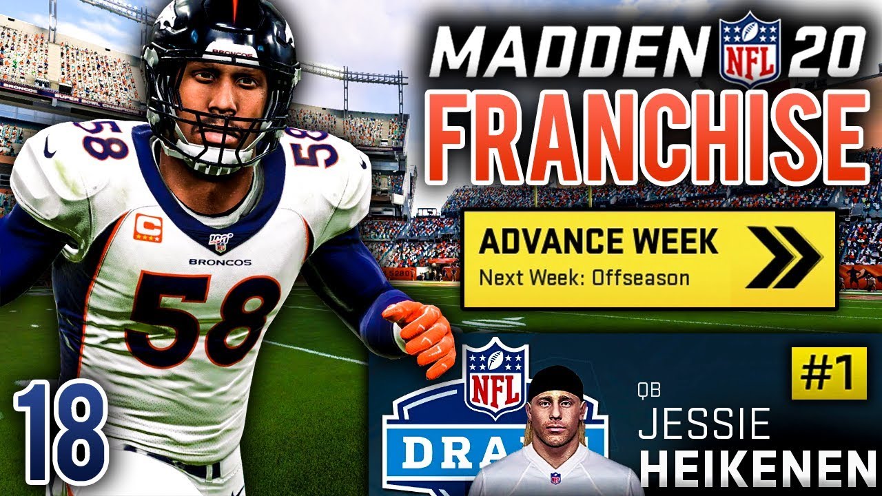 Year 1 FULL Offseason Live - Madden 20 Broncos Franchise -  Ep.18