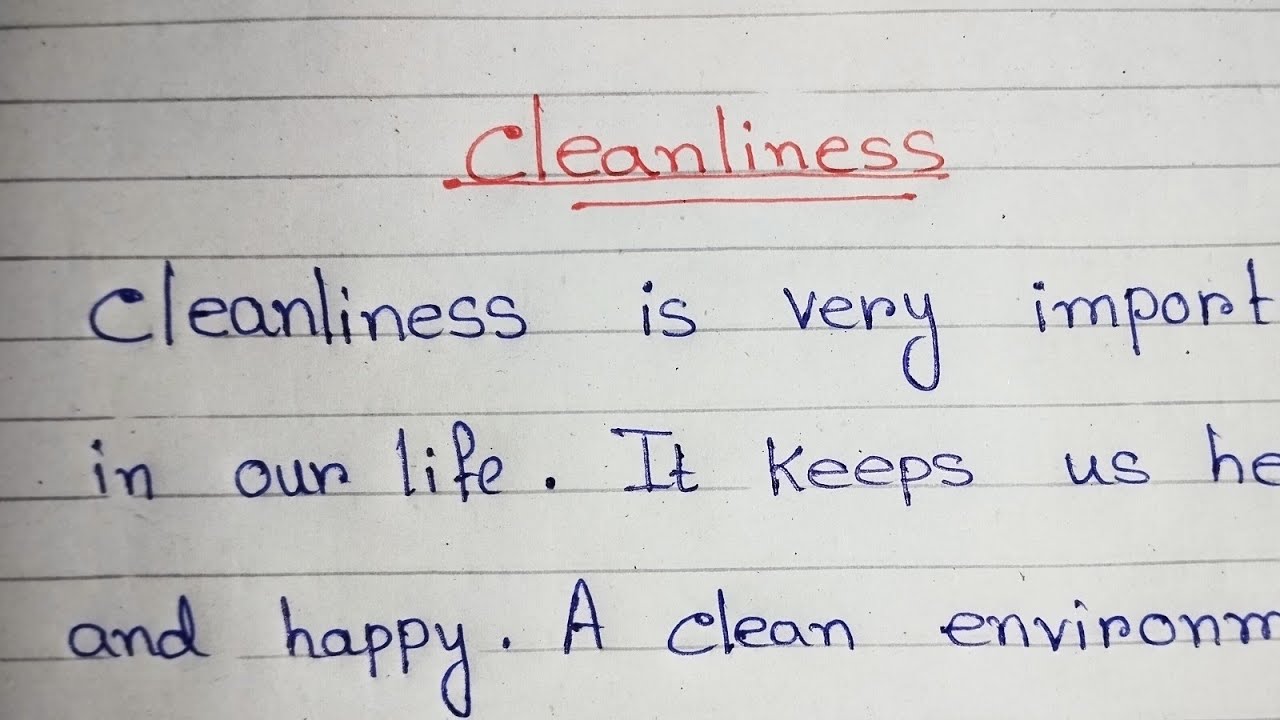 Clean lines Ness// paragraph writing// English paragraph.