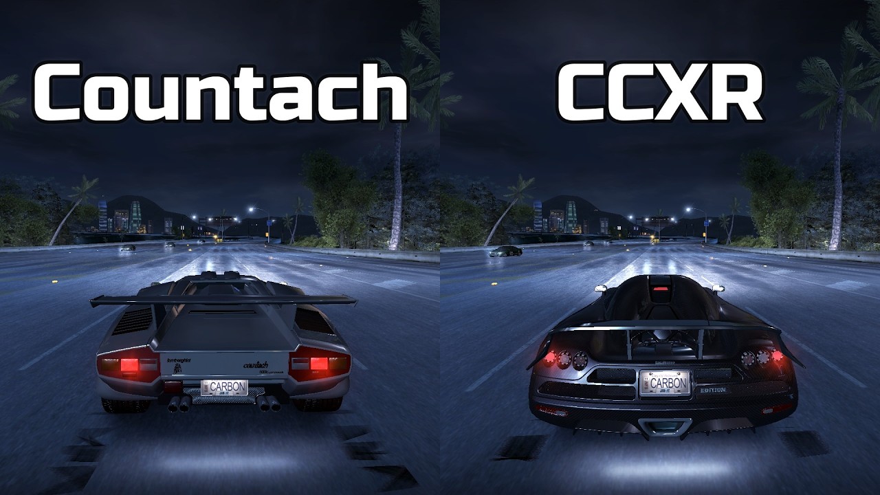 Lamborghini Countach vs Koenigsegg CCXR - Need for Speed Carbon (Drag Race)
