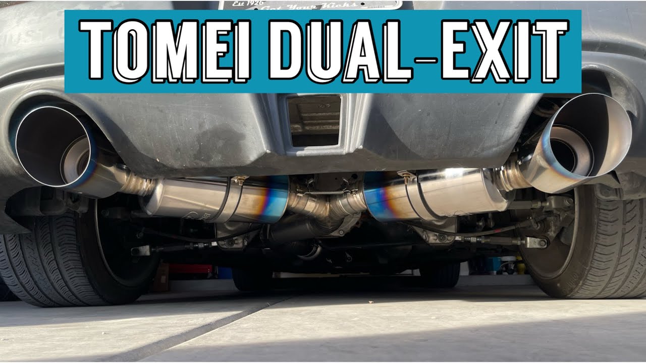 350z TOMEI DUAL TITANIUM EXIT🚗🎺 #Exhaust #Shorts #Nissan #350z #car