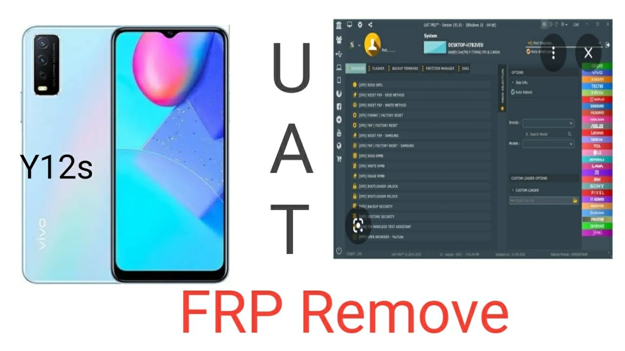 VIVO 2026 Y12S Frp Unlock UAT Pro.