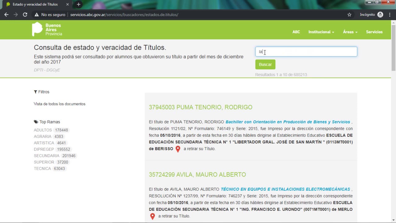 ¿Cómo saber si un analítico secundario es trucho?