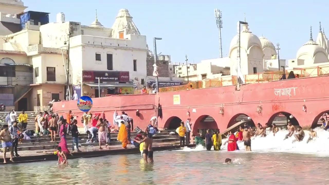 #ayodhya snan video #saryunadi #saryuriver #ramjanmbhoomi #rammandir #uttarpradesh #sangamsnan video
