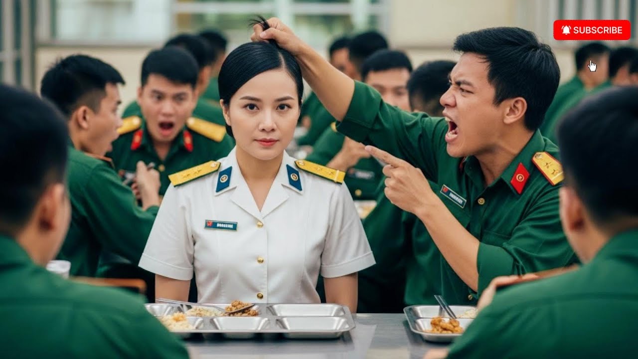 Chê lính nữ chỉ đáng ăn đồ thừa, trung tá đá khay cơm — hôm sau cô trở thành tân sư đoàn trưởng