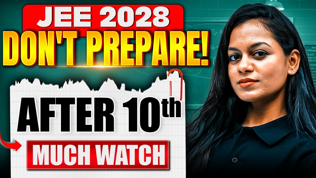 Don&rsquo;t Prepare JEE (MPC) After 10th ❌ | Must Watch Before Choosing Your Stream ⚠️