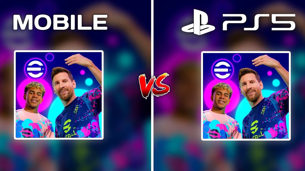 eFOOTBALL 2027 MOBILE vs eFOOTBALL 2027 PS5 - GRAPHICS, ANIMATIONS & REALISM COMPARED