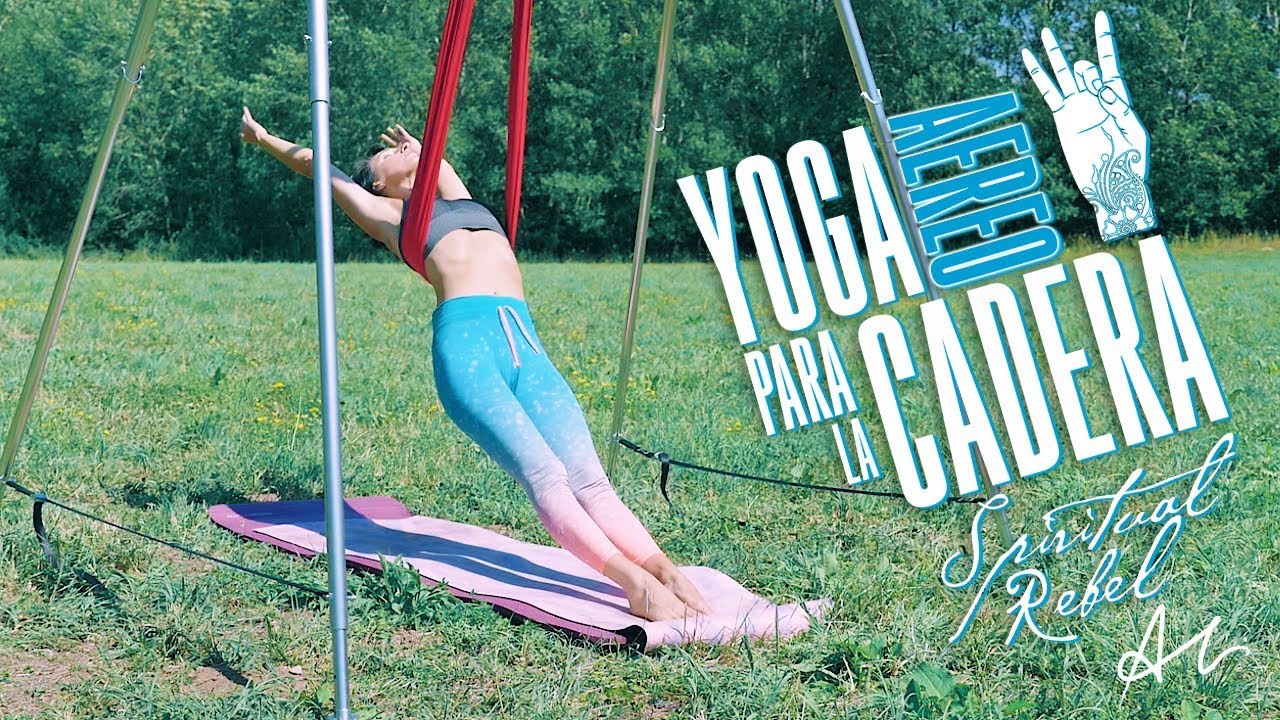 ❤️YOGA AÉREO para PRINCIPIANTES🙌❤️clase de YOGA AÉREO para la SALUD de tu CADERA😍