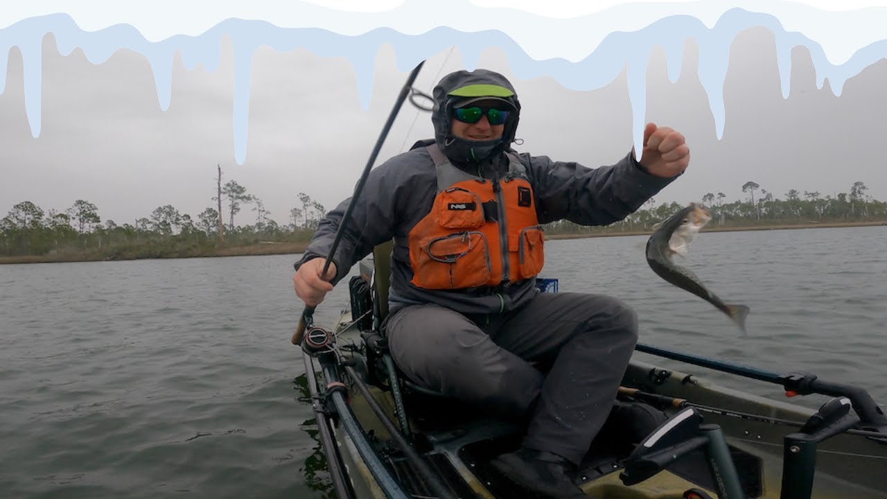 Kayak Fishing in the Snow in Florida!