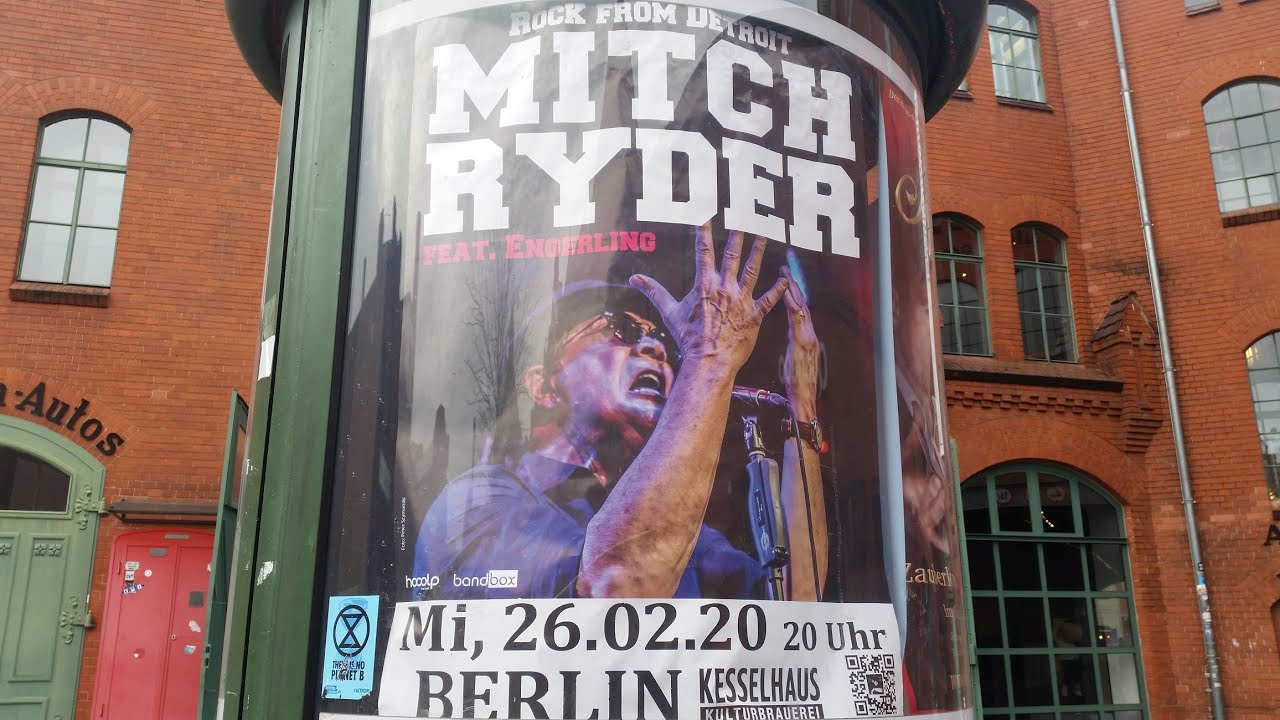 MITCH RYDER 75th Birthday Concert (26/02/2020) with ENGERLING : Berlin,Kesselhaus Kulturbrauerei .