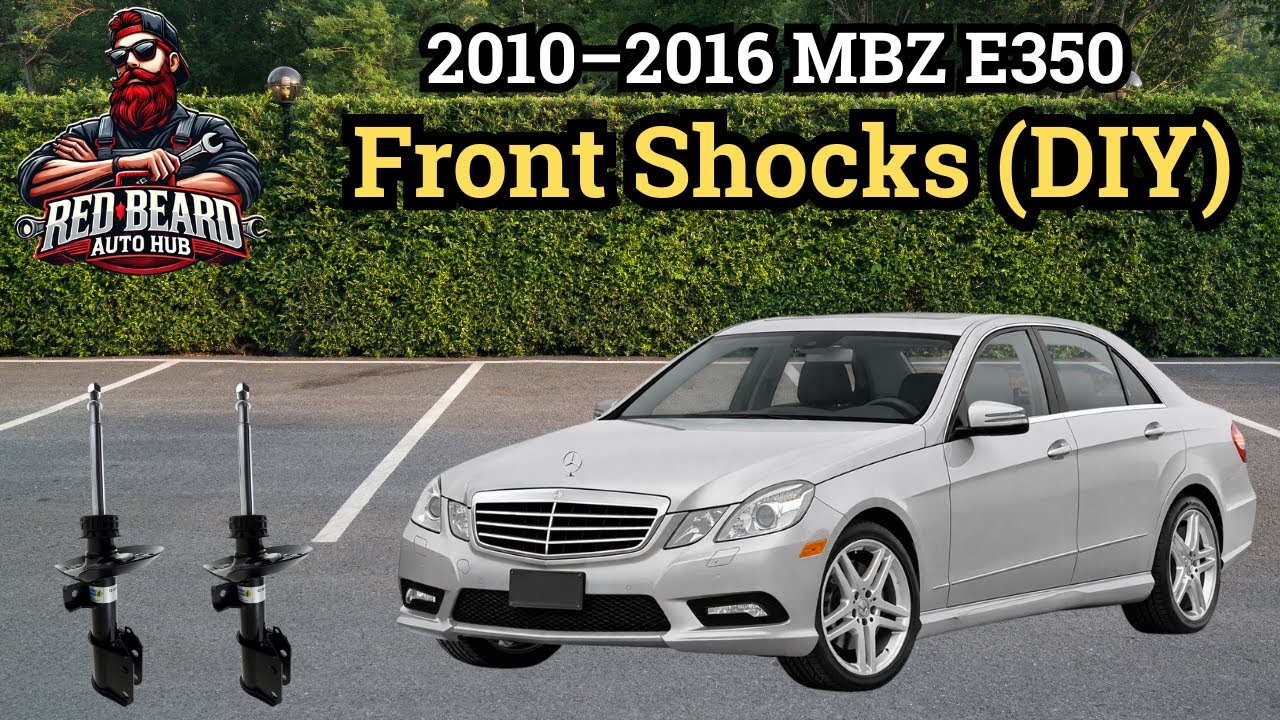 Замена передних амортизаторов Mercedes E350 | 2010–2016 W212 (сделай сам)