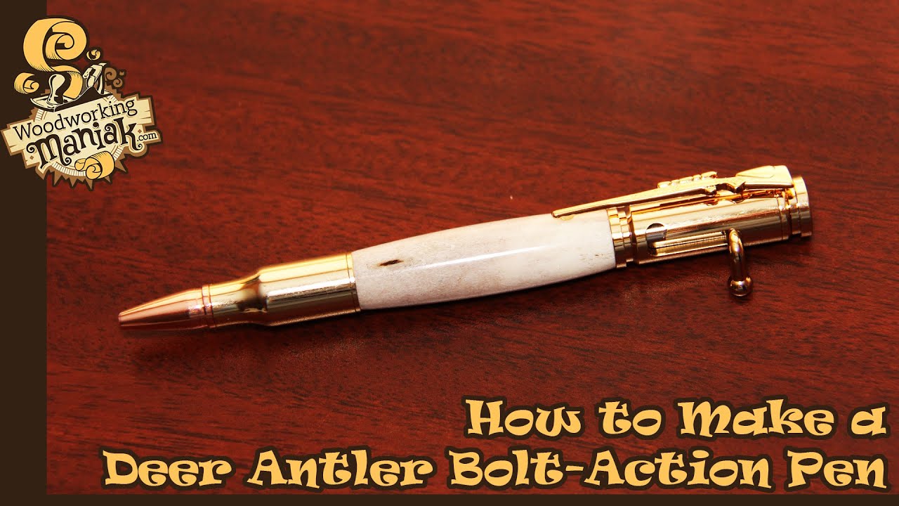 How to Make a Deer Antler Bolt-Action Pen