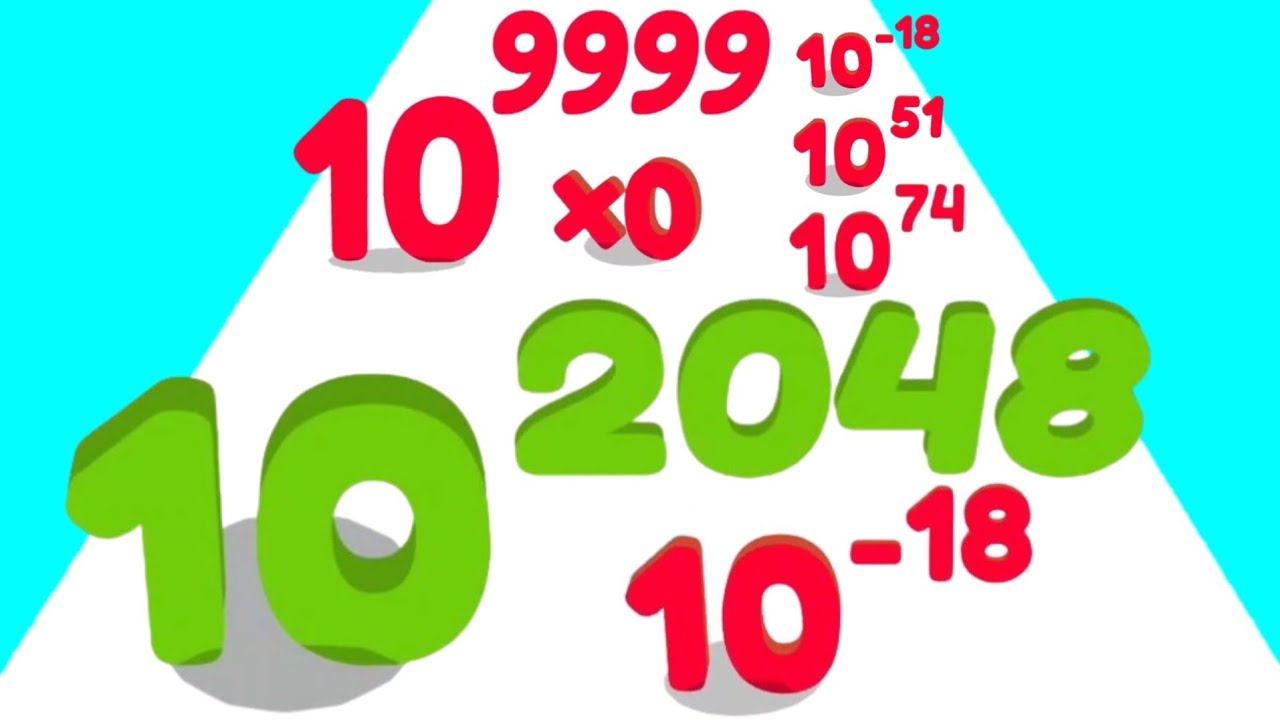 Big Numbers: Run and Merge - Number Master Gameplay Walkthrough Android iOS (Level Up, Math Games)