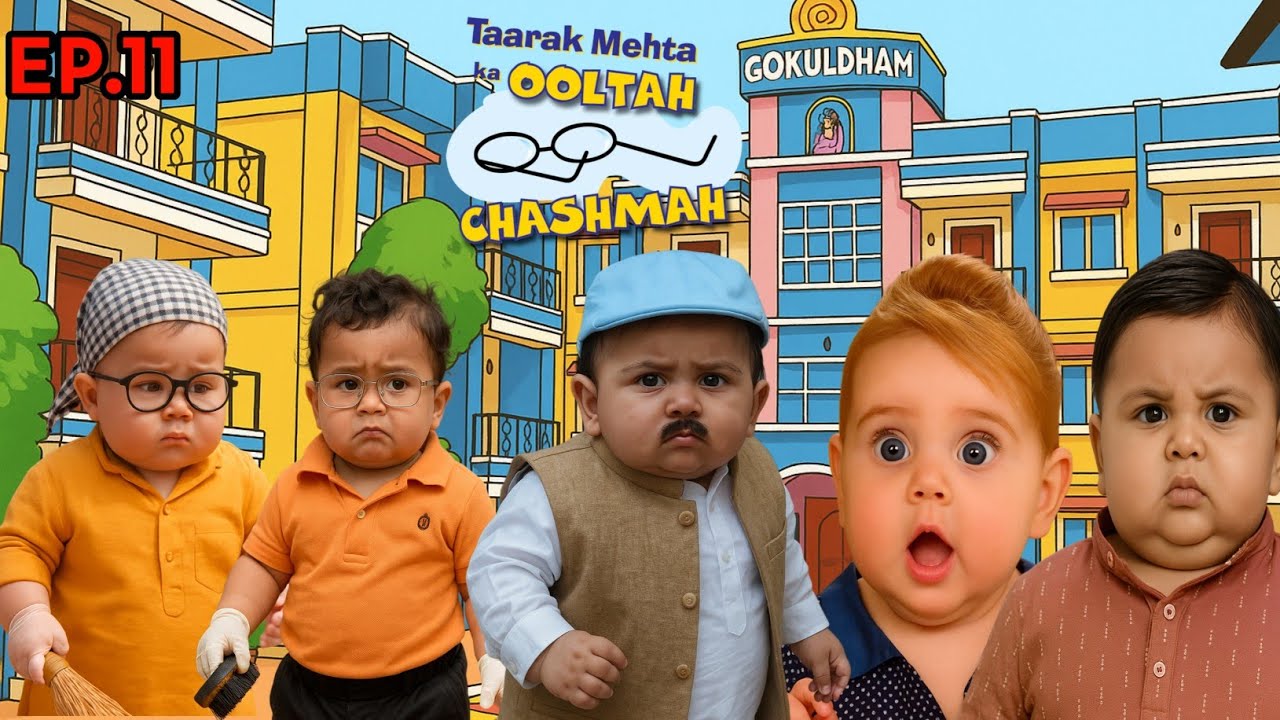 Tarak Mehta ka ulta chashma baby podcast funny scene || New episode || full screen video 