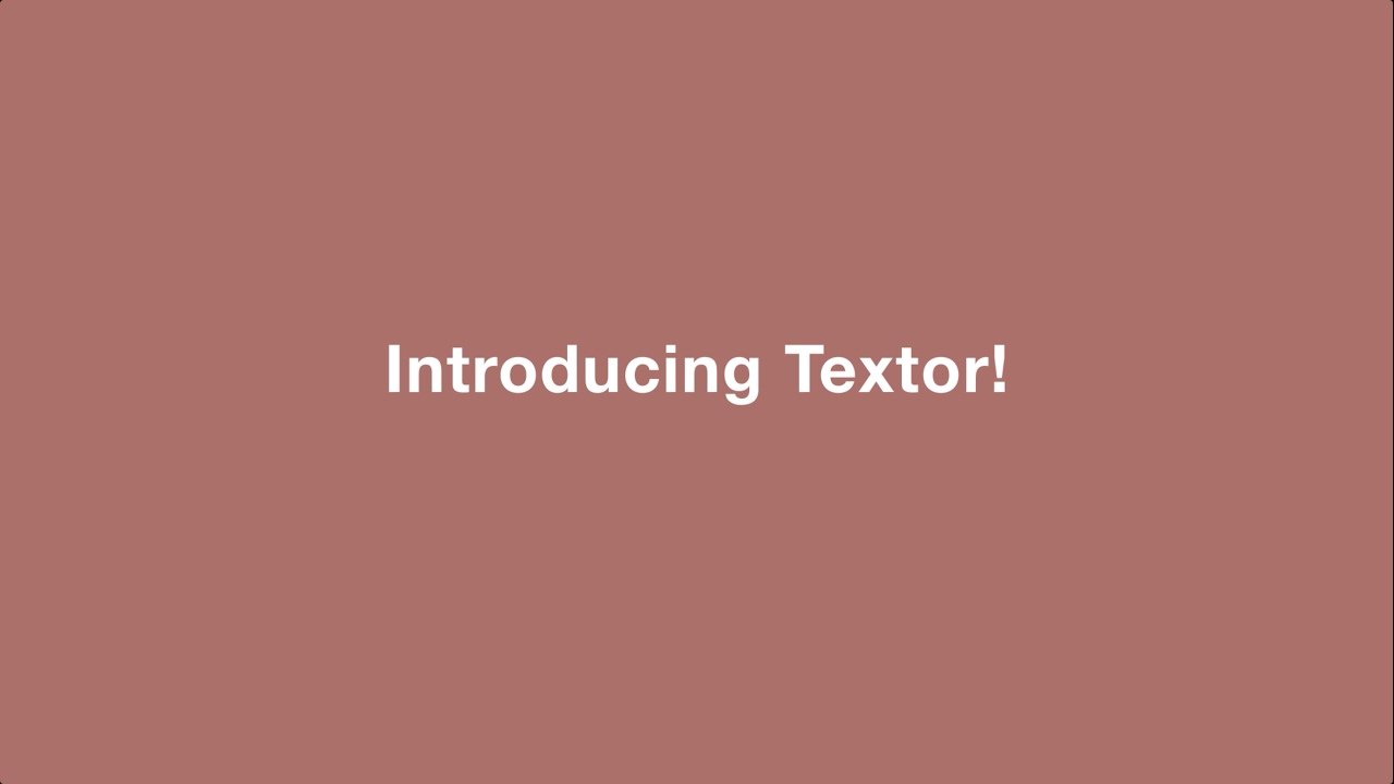 Учебное пособие по Textor