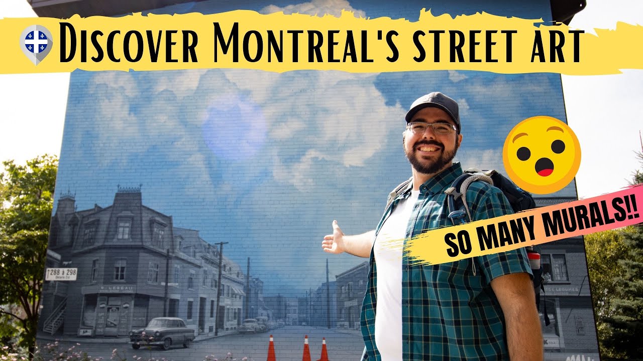 MONTREAL'S AWESOME STREET ART //  Amazing art tour of Montreal (Quebec)