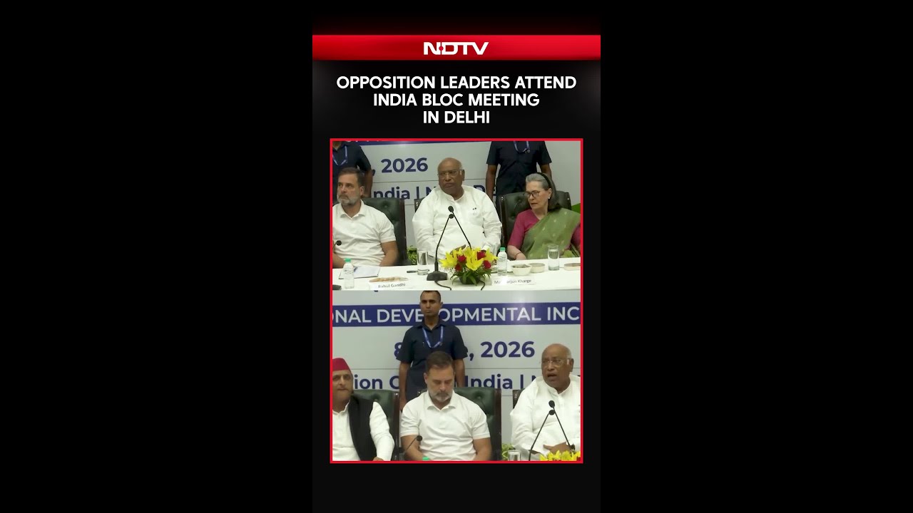 INDIA Bloc Meet In Delhi News | Opposition Leaders Gather For A Crucial INDIA Bloc Meeting In Delhi