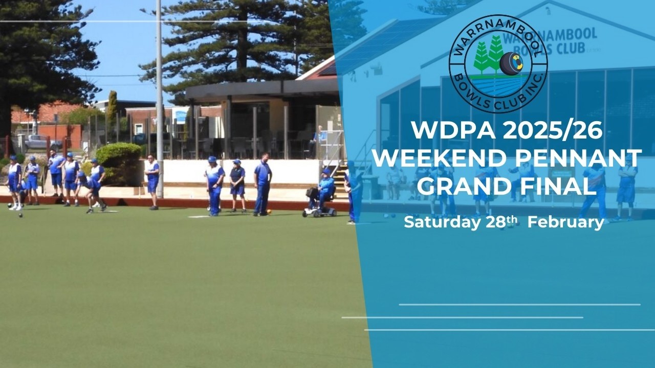 WDPA Weekend Pennant Grand Final   28 February 2026
