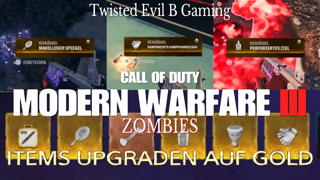 MWZ MODERN WARFARE 3 - EASTER EGG ITEMS UPGRADEN AUF GOLD - Call of Duty: Modern Warfare 3 [DE/GER]