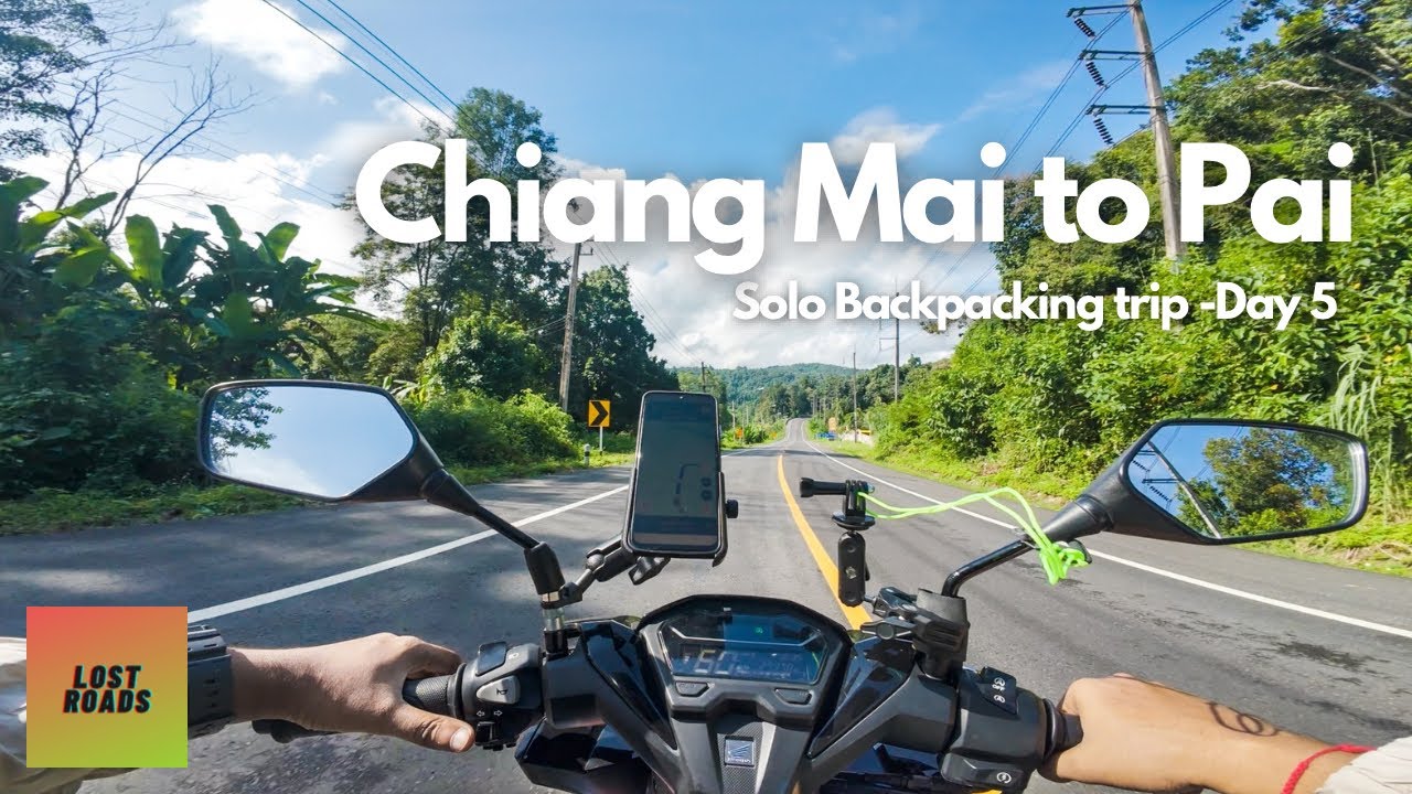 Chiang Mai to Pai on a rented scooter | Malayalam | Thailand - Day 5