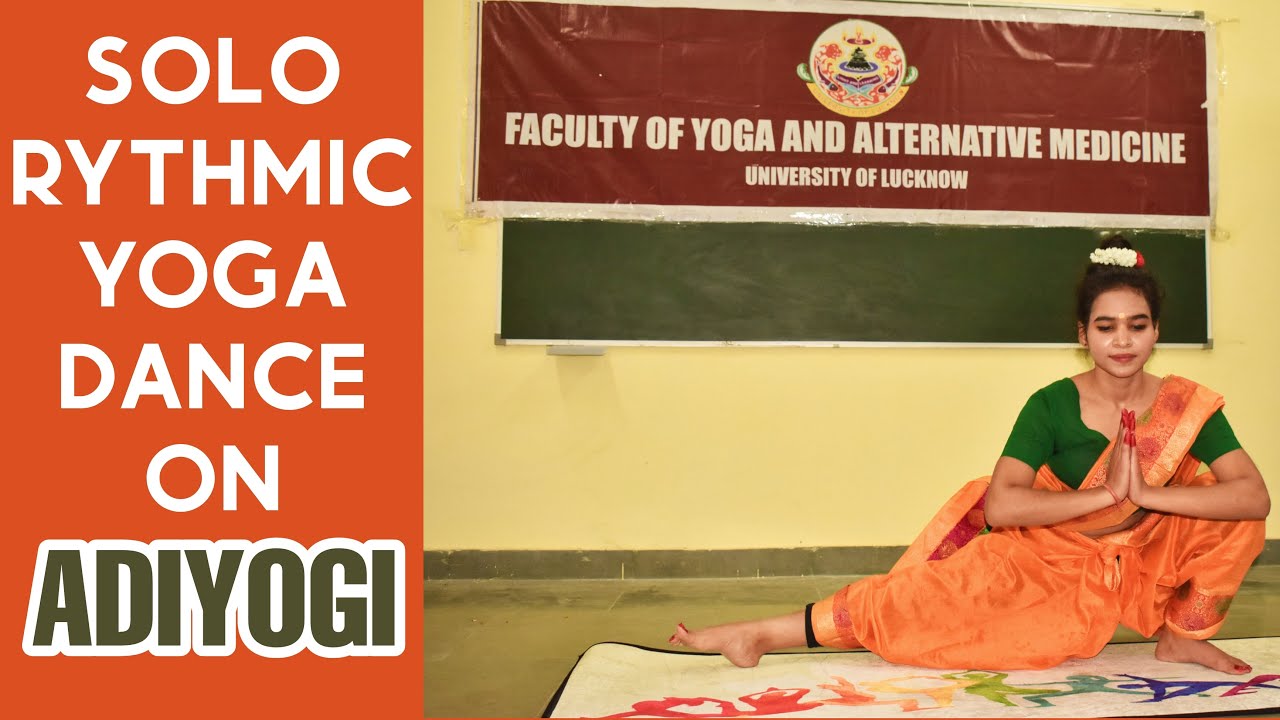 Solo Rythmic Yoga Dance on Adiyogi Song || Mission Shakti Dance Performance || Lucknow University