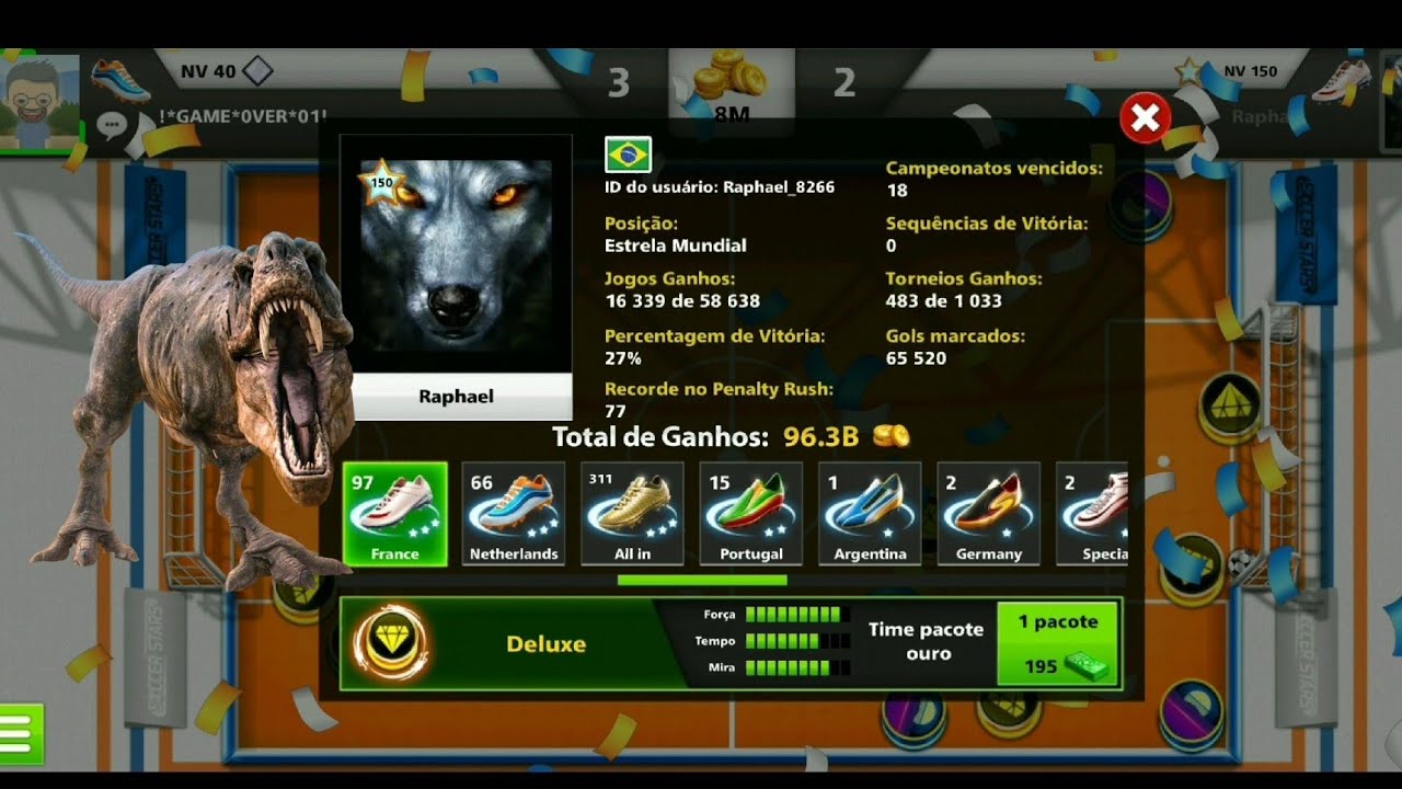 Netherlands vs Raphael lv150 Brazil Classic Game