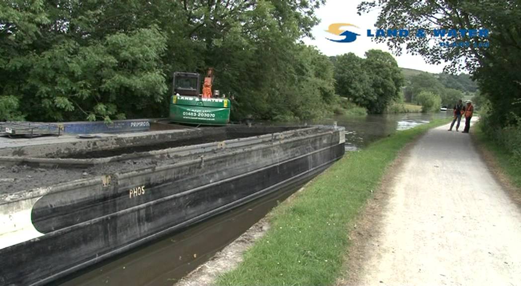 Long Reach Excavator ZX70 canal dredging