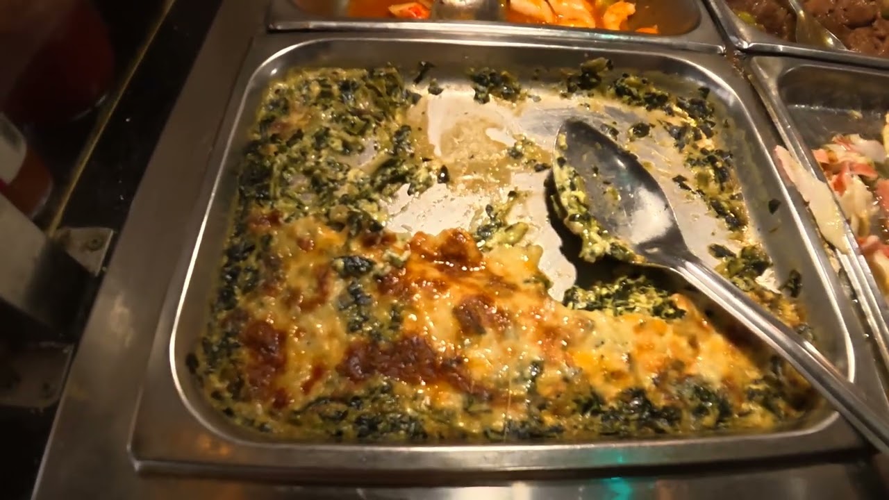 No había casi comida en el buffet
