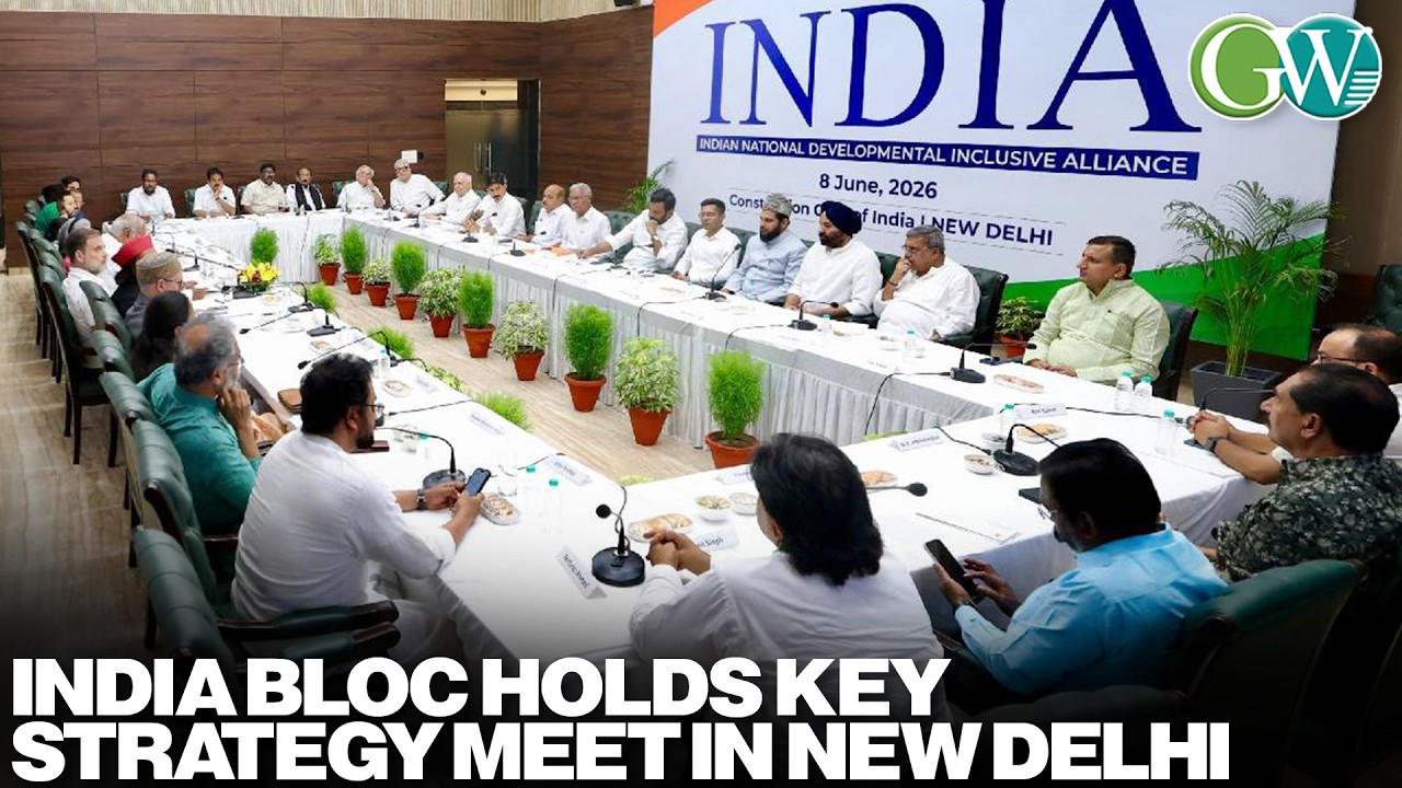 OPPOSITION UNITY TAKES CENTRE STAGE AT INDIA BLOC MEETING