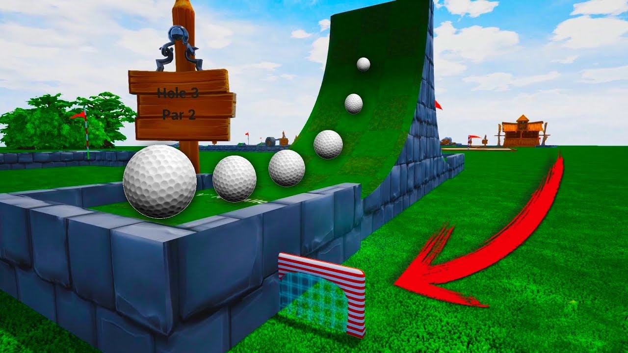 HOYOS SECRETOS ESCONDIDOS! - GOLF IT