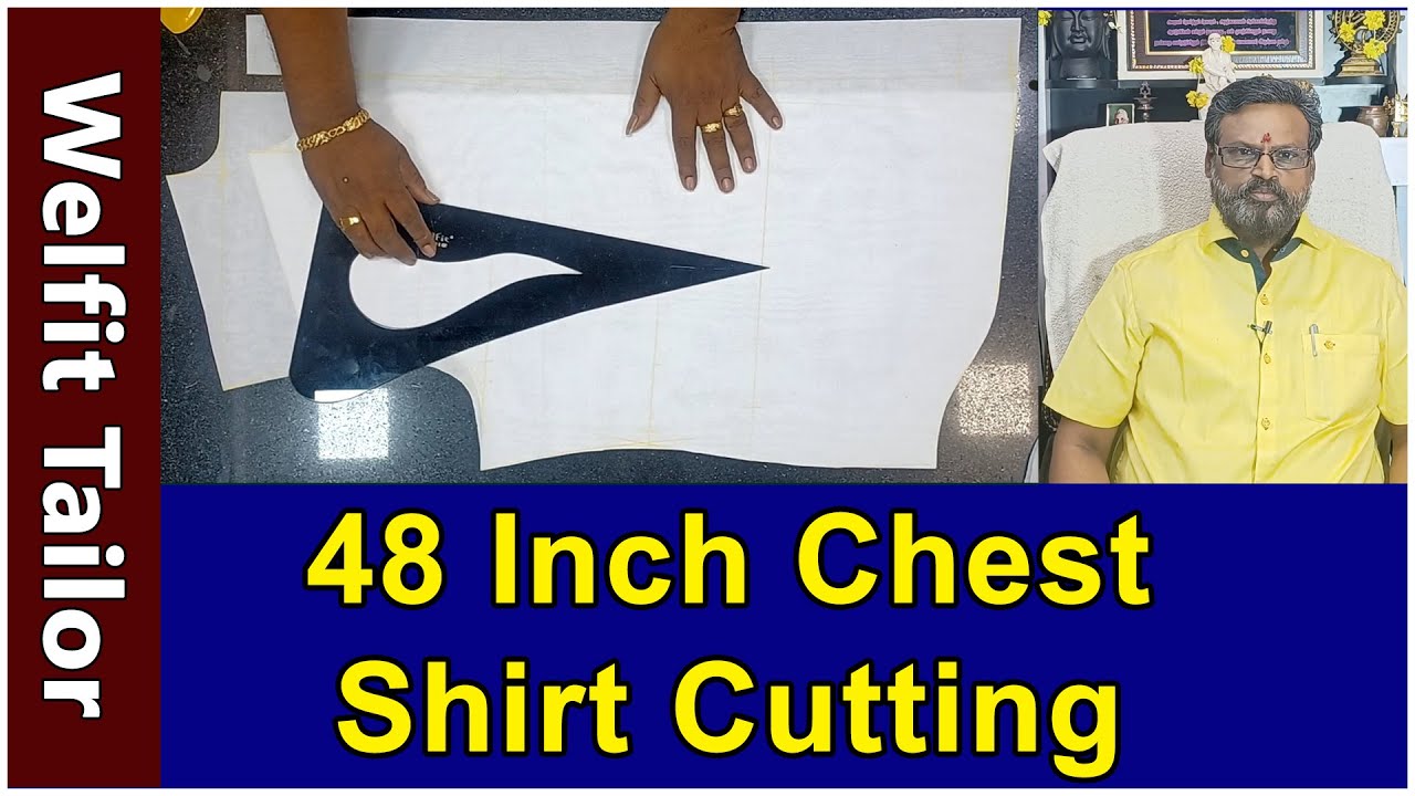 48 Inch Chest Shirt Cutting Detailly Explain in Tamil | Tailoring Tips in Tamil | Welfit Tailor