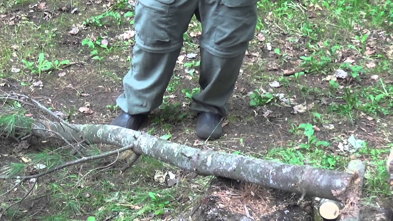 Short demo of Silky Super Accel 21 Folding Saw