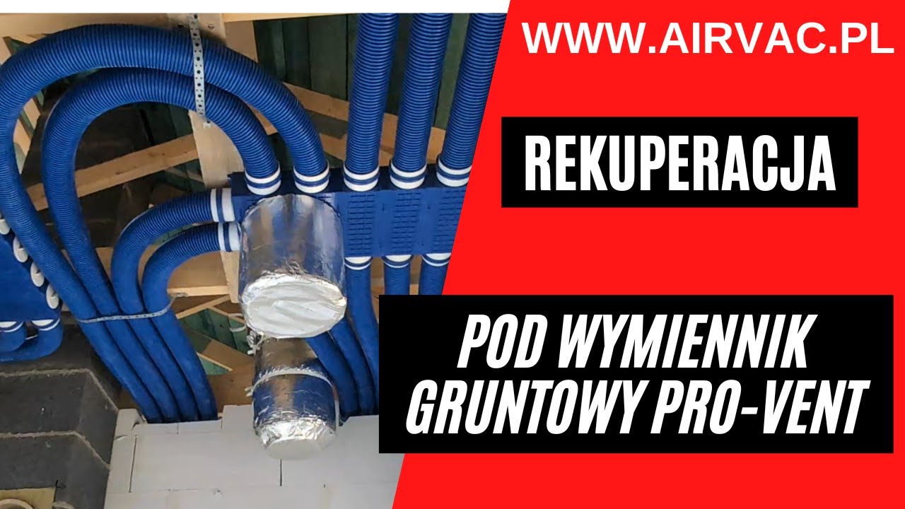Jak wykonać rekuperację pod wymiennik gruntowy Pro-Vent Geo ❓❓❓ Zobacz naszą instalację ❗❗❗